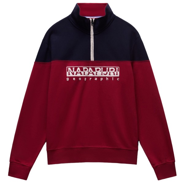 Napapijri - B-Saturnia Half Zip - Pullover Gr XXL rot von Napapijri