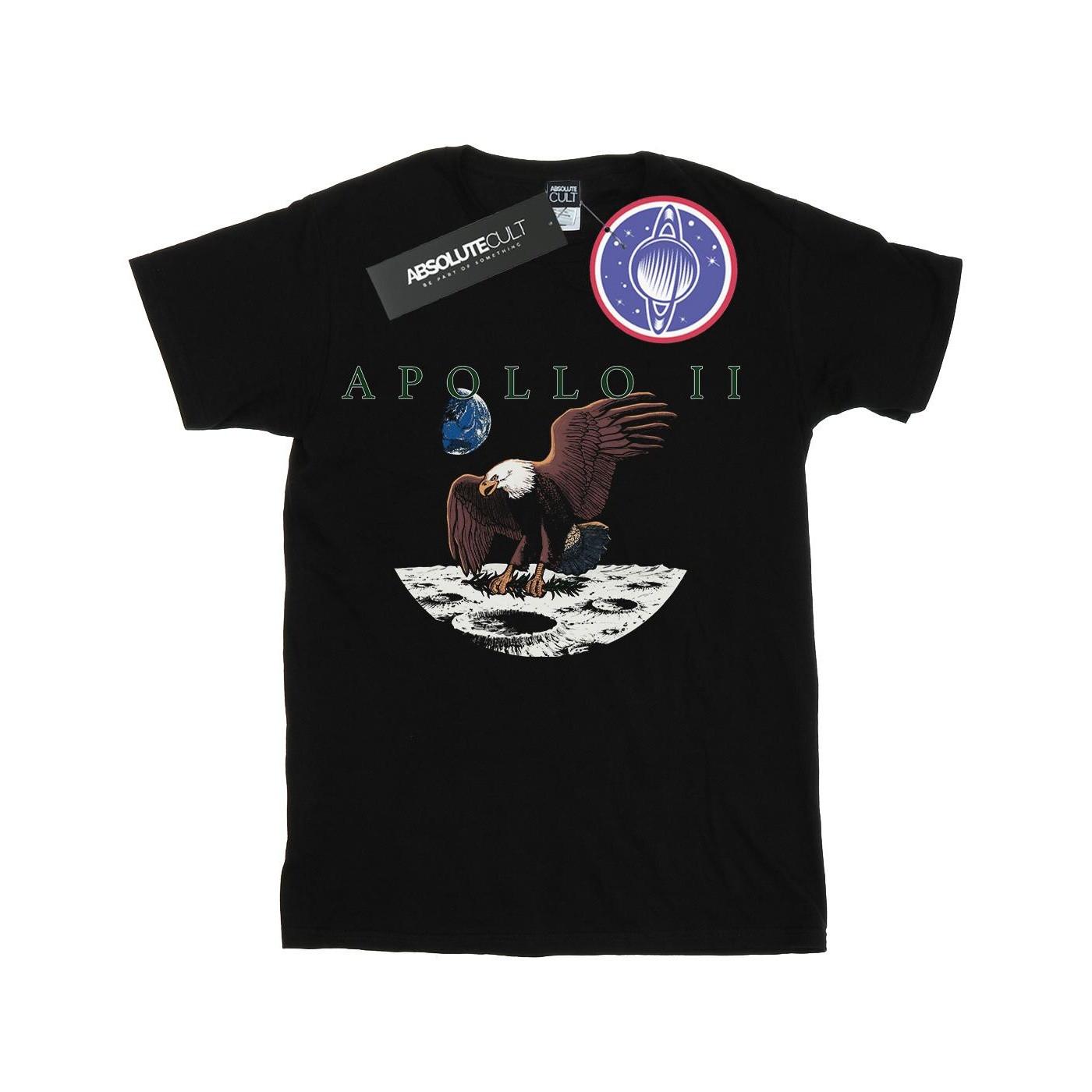Apollo 11 Vintage Tshirt Damen Schwarz L von Nasa