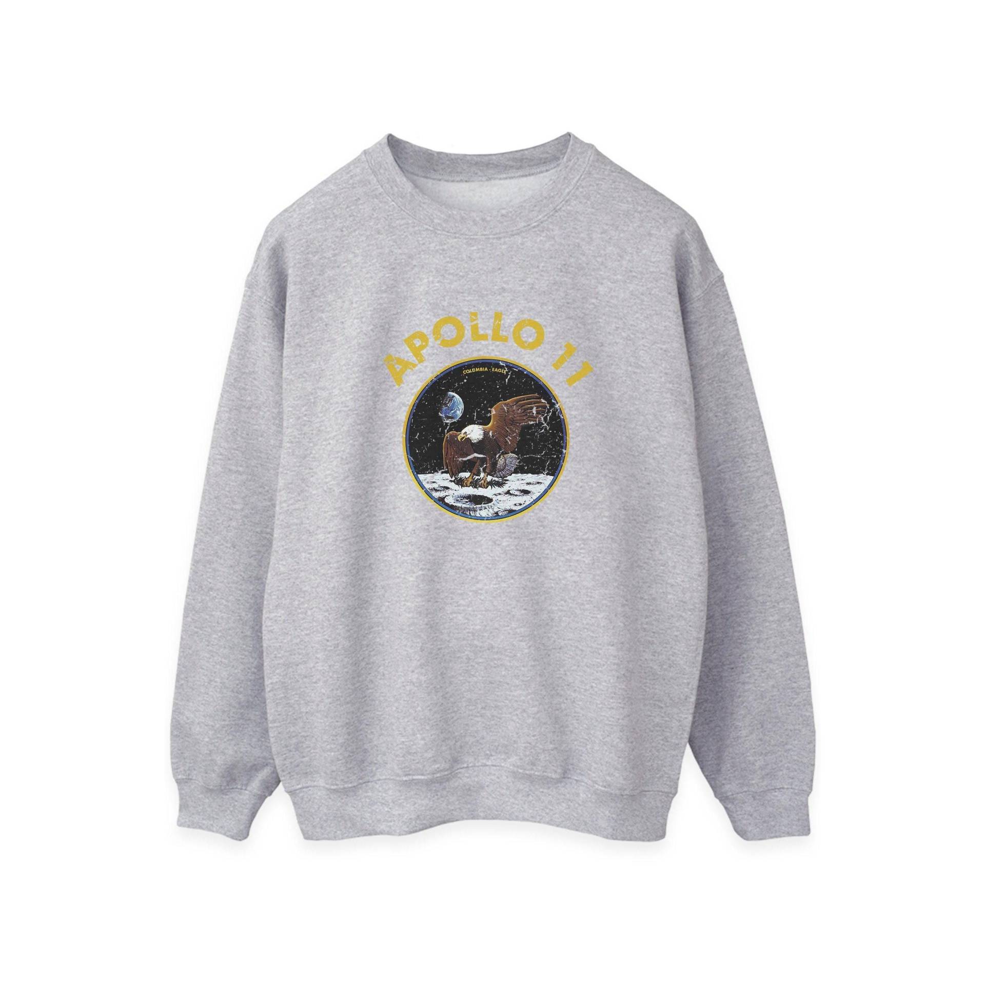 Classic Apollo 11 Sweatshirt Damen Grau L von Nasa