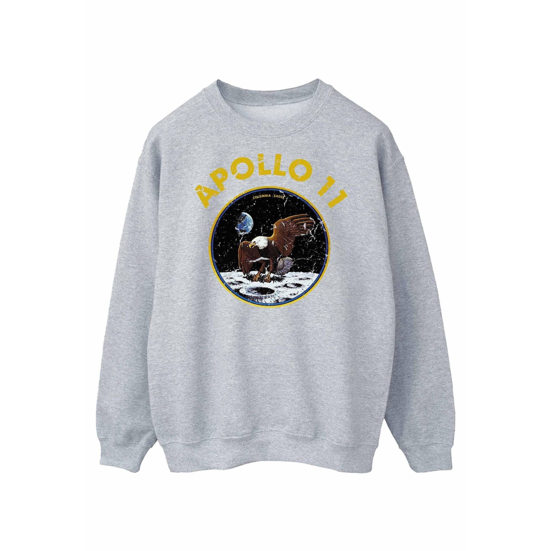 Classic Apollo 11 Sweatshirt Herren Grau M von Nasa