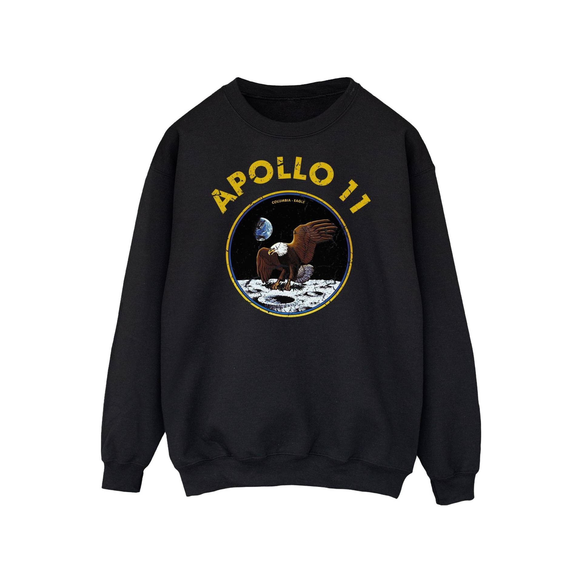 Classic Apollo 11 Sweatshirt Herren Schwarz L von Nasa
