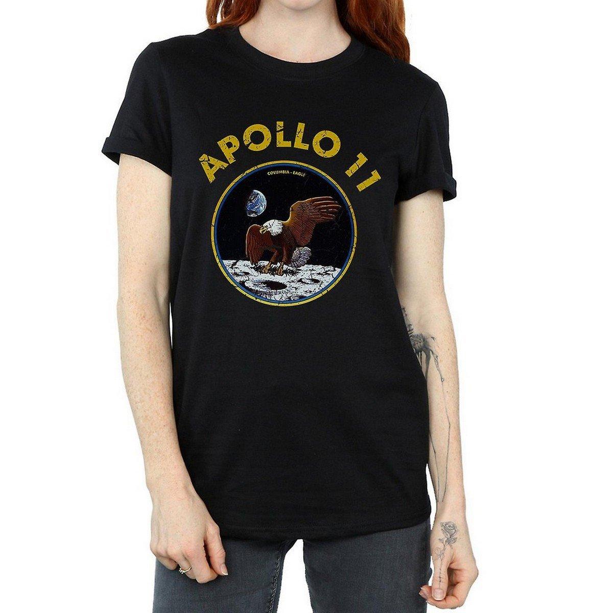 Classic Apollo 11 Tshirt Damen Schwarz XXL von Nasa