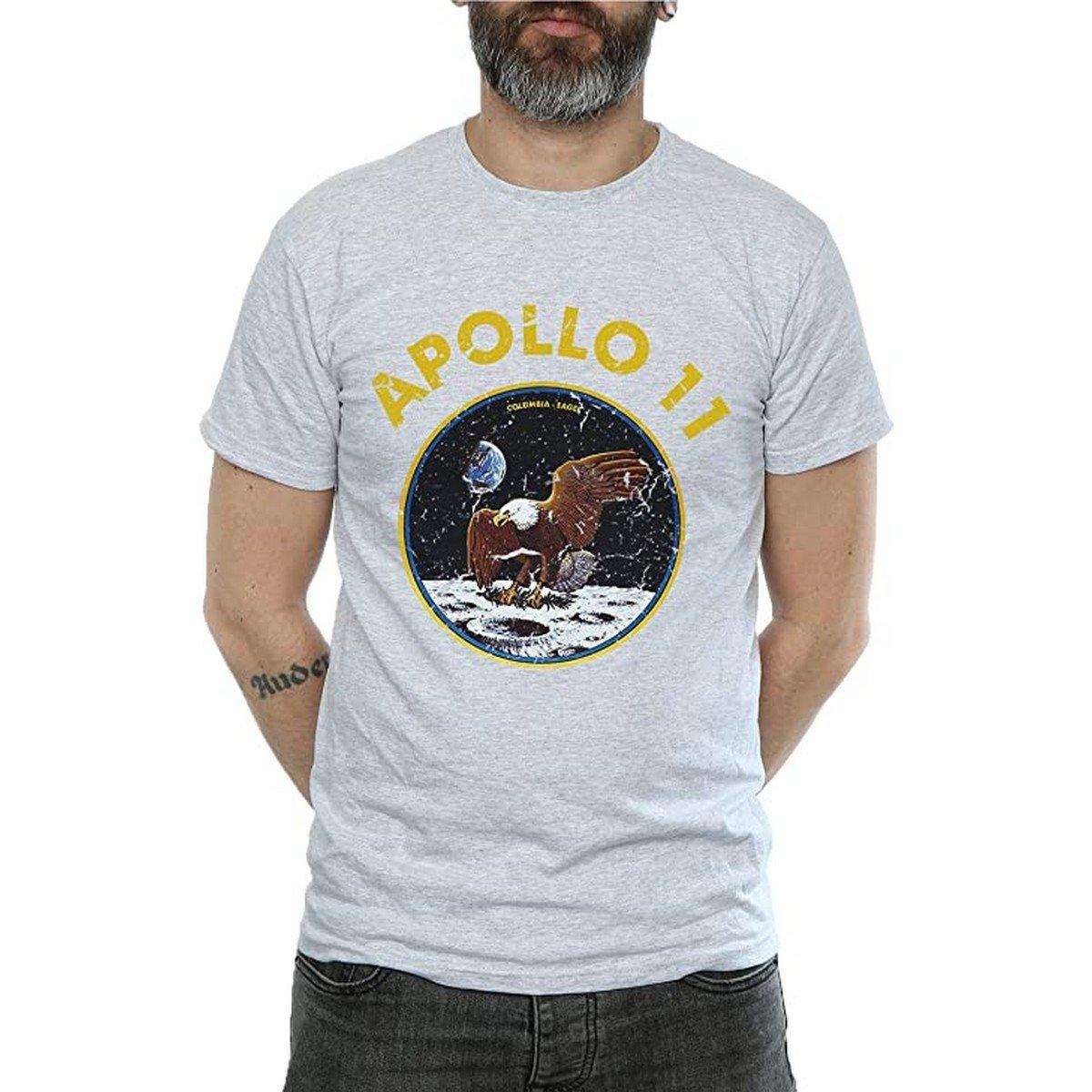 Classic Apollo 11 Tshirt Herren Grau L von Nasa