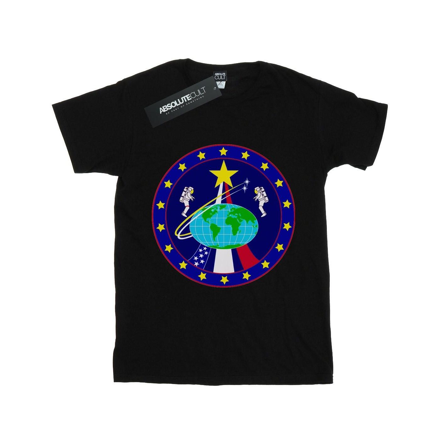 Classic Globe Astronauts Tshirt Damen Schwarz XL von Nasa