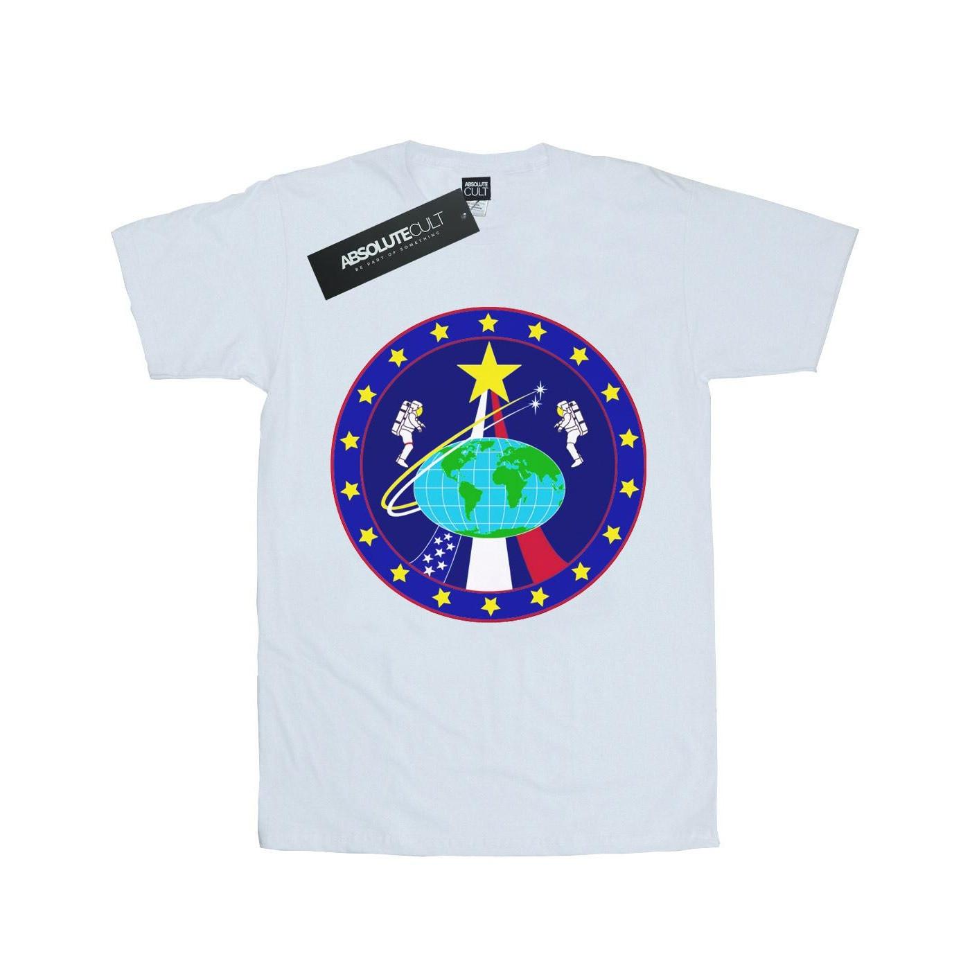 Classic Globe Astronauts Tshirt Damen Weiss XL von Nasa