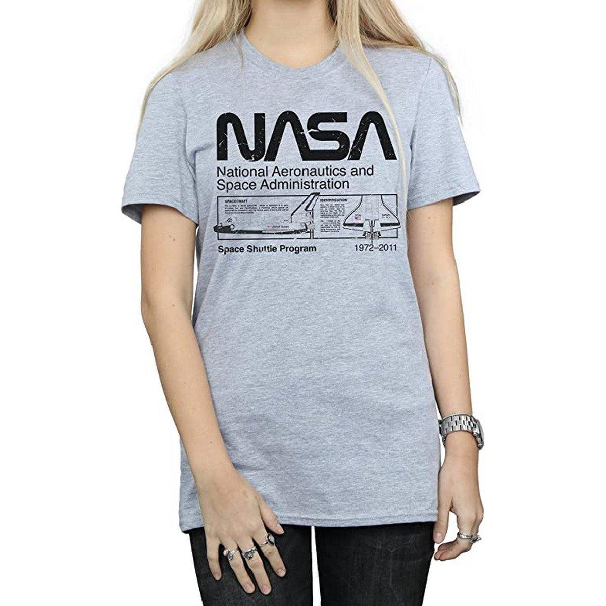 Classic Space Shuttle Tshirt Damen Grau 3XL von Nasa