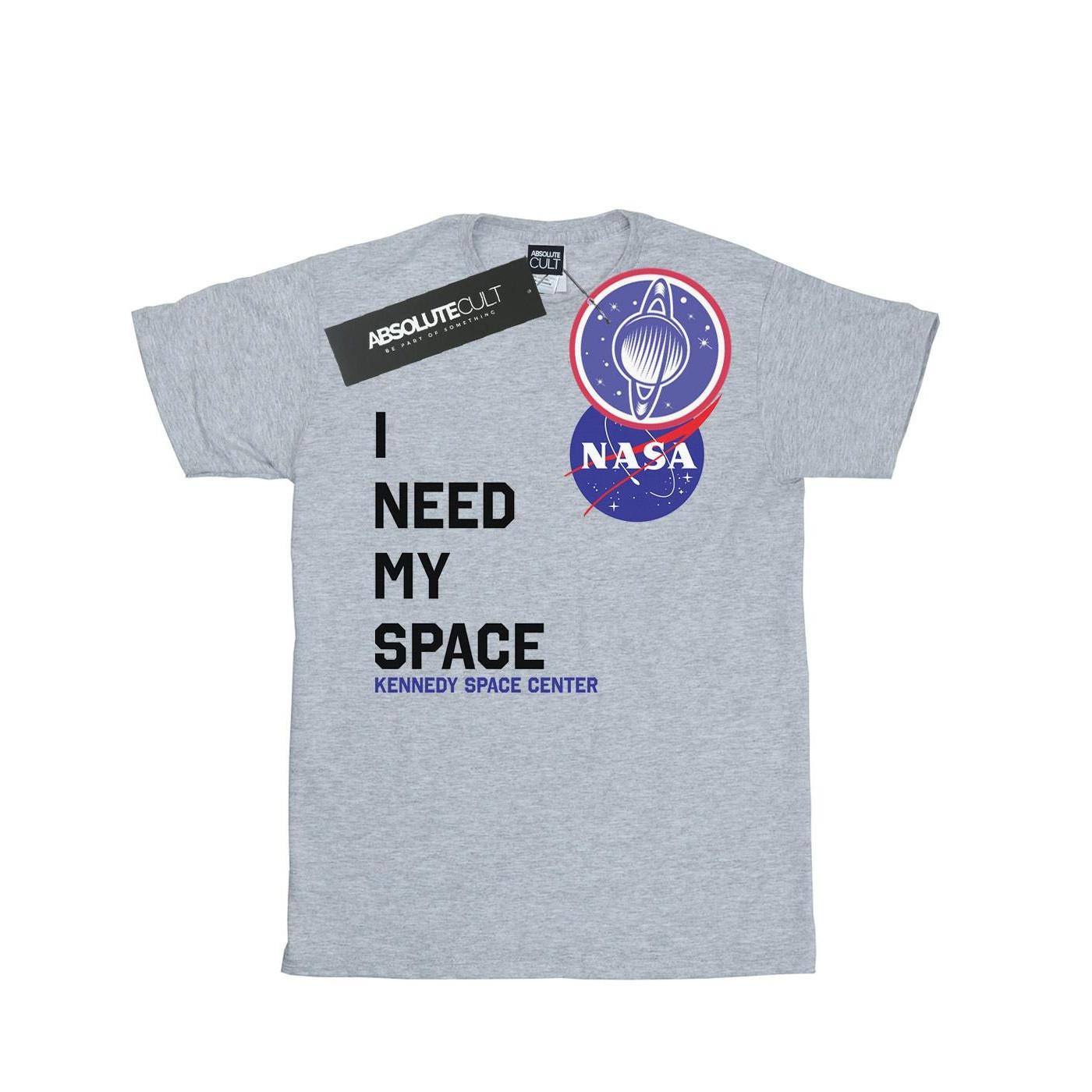 I Need My Space Tshirt Damen Grau L von Nasa