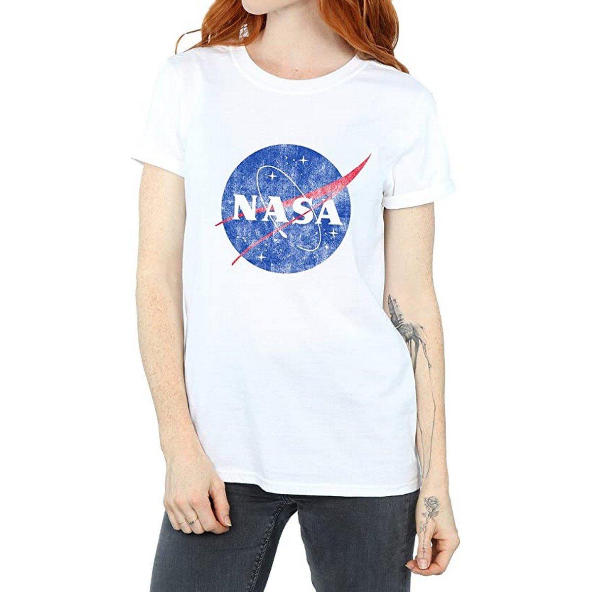 Insignia Tshirt Damen Weiss XL von Nasa