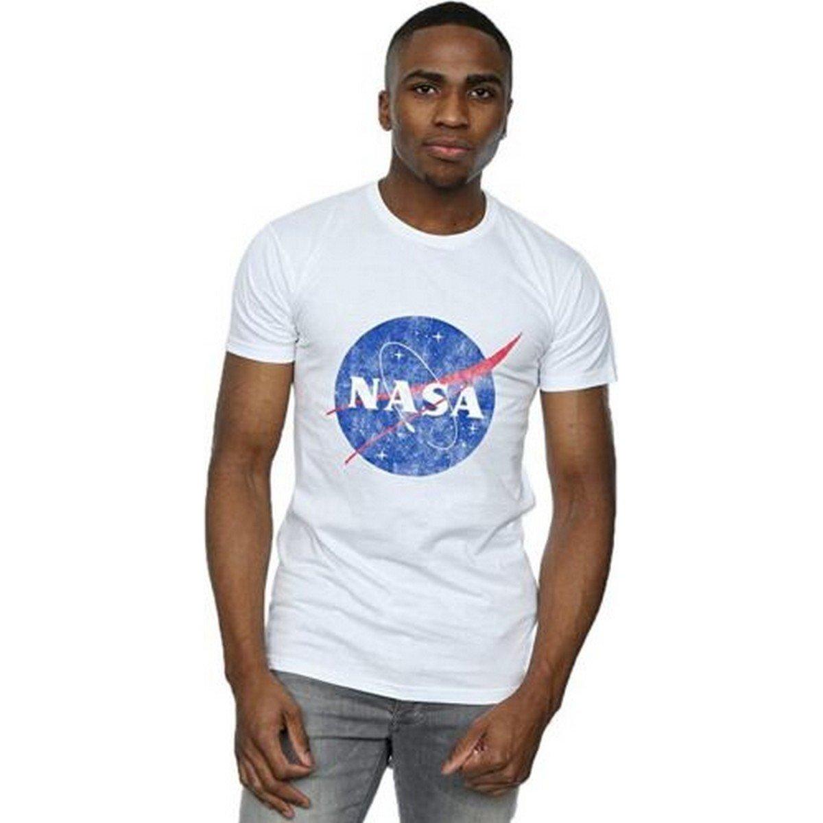 Insignia Tshirt Logo Herren Weiss L von Nasa