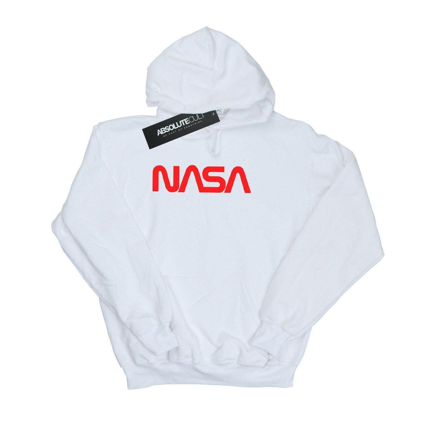 Kapuzenpullover Damen Weiss S von Nasa