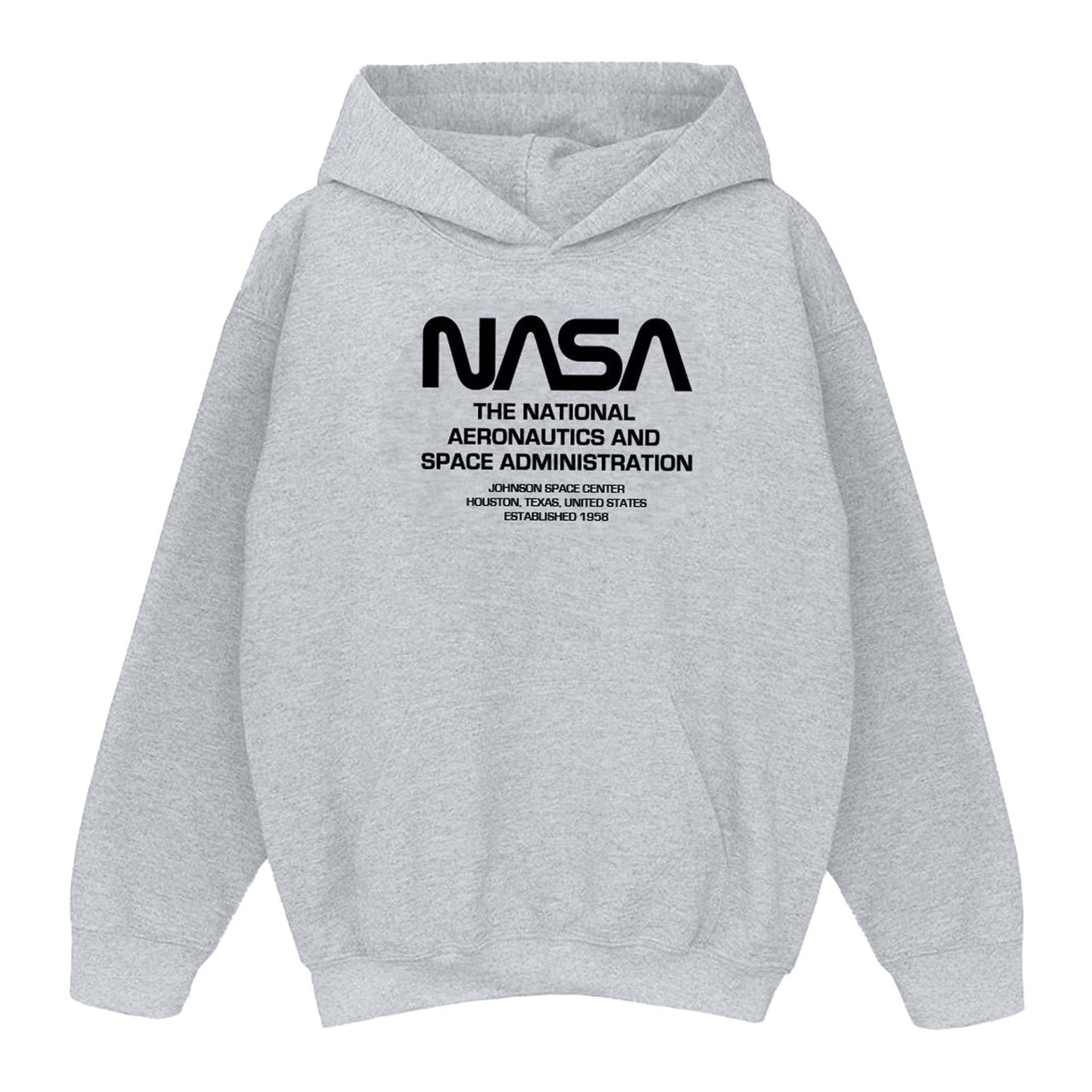 Kapuzenpullover Jungen Grau 116 von Nasa