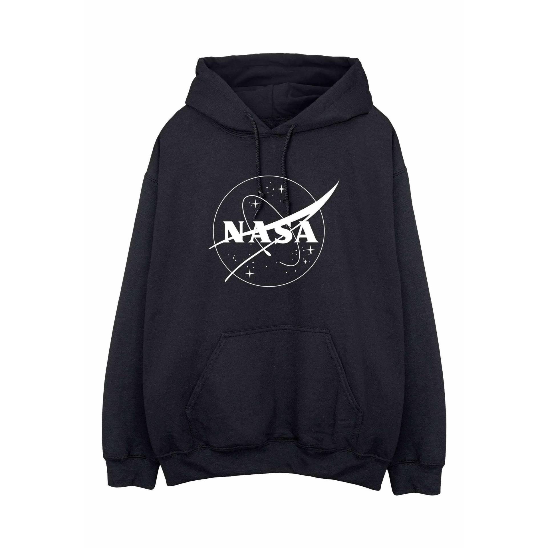 Kapuzenpullover Logo Damen Schwarz M von Nasa