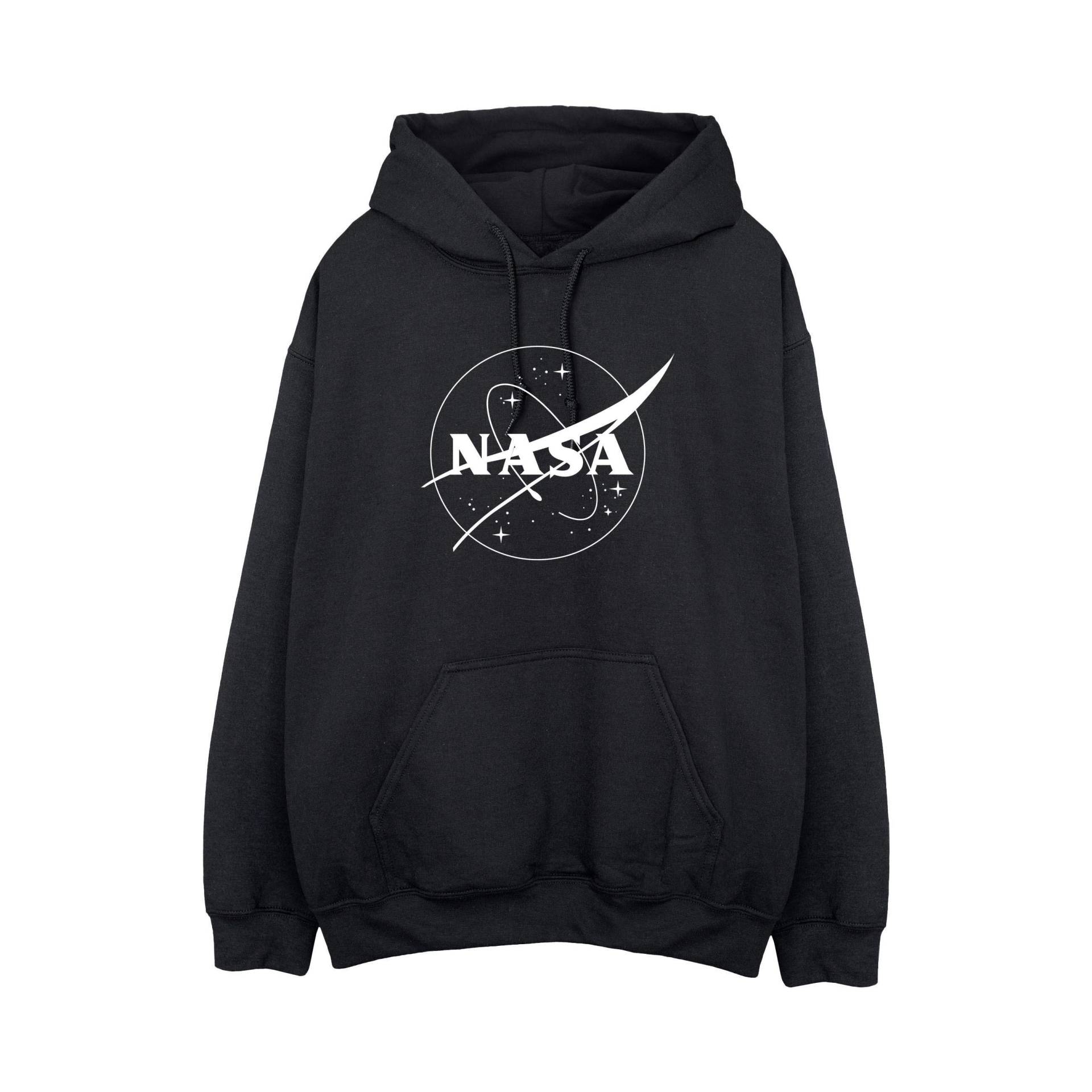 Kapuzenpullover Logo Herren Schwarz L von Nasa