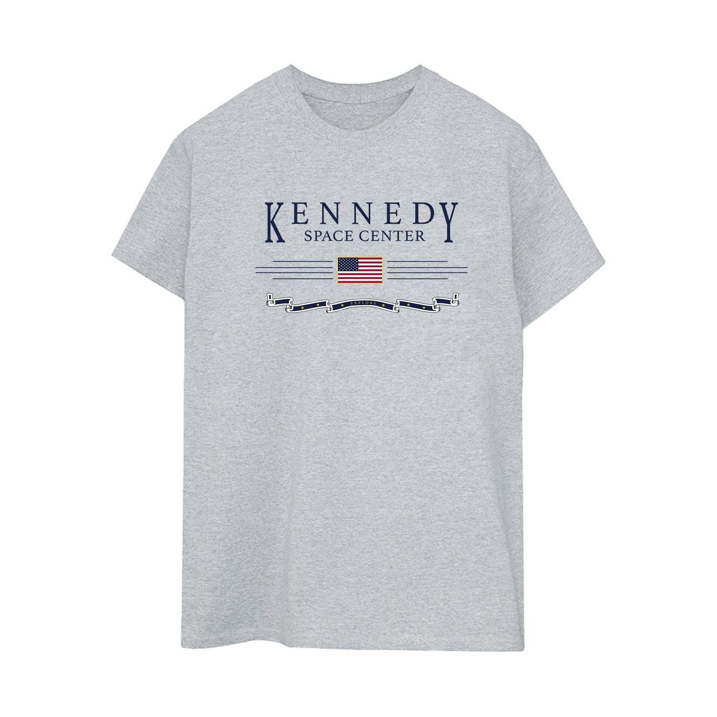 Kennedy Space Centre Explore Tshirt Damen Grau L von Nasa