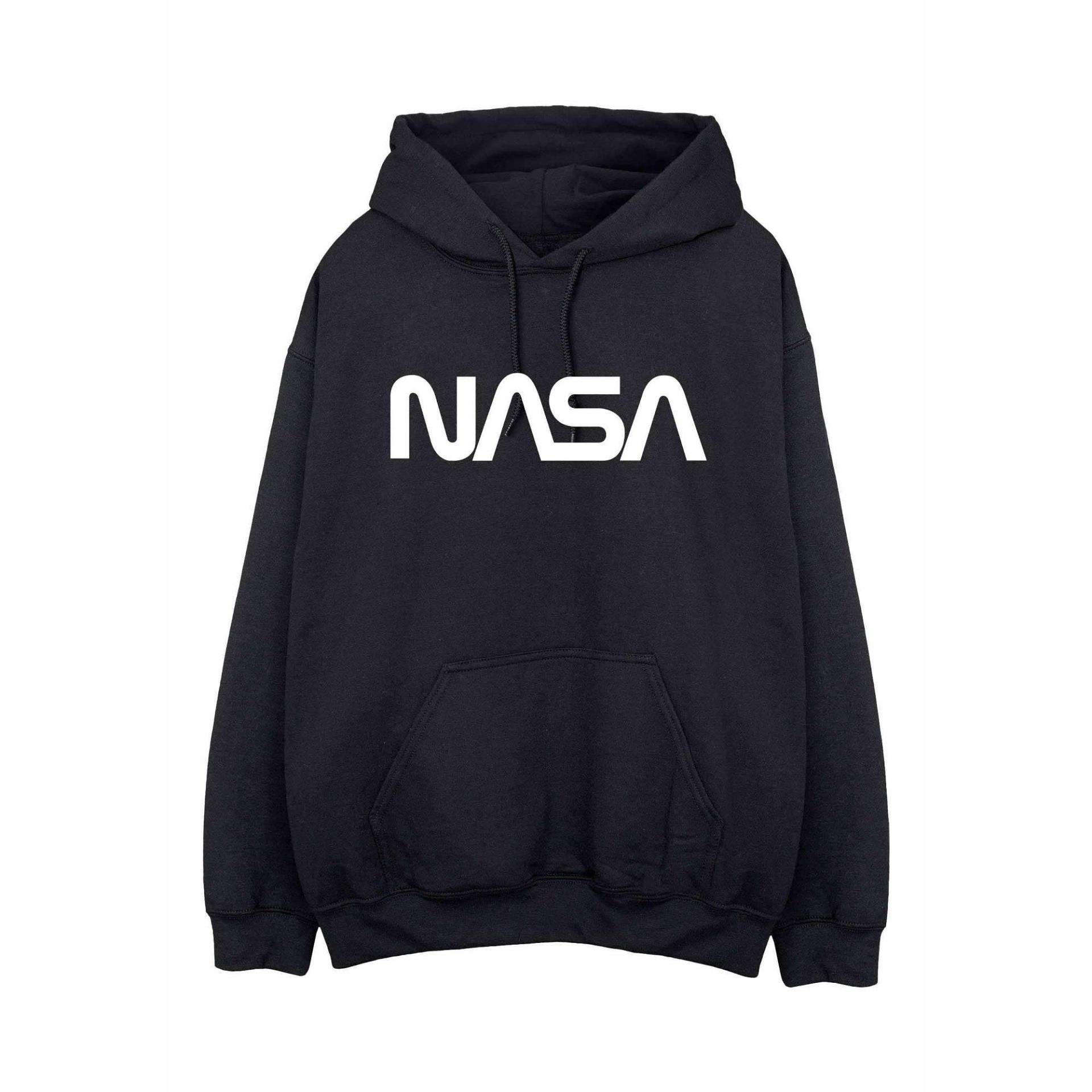 Modern Kapuzenpullover Damen Schwarz L von Nasa