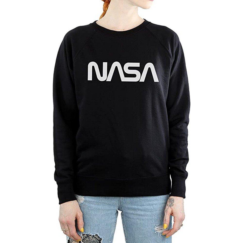 Modern Sweatshirt Damen Schwarz L von Nasa