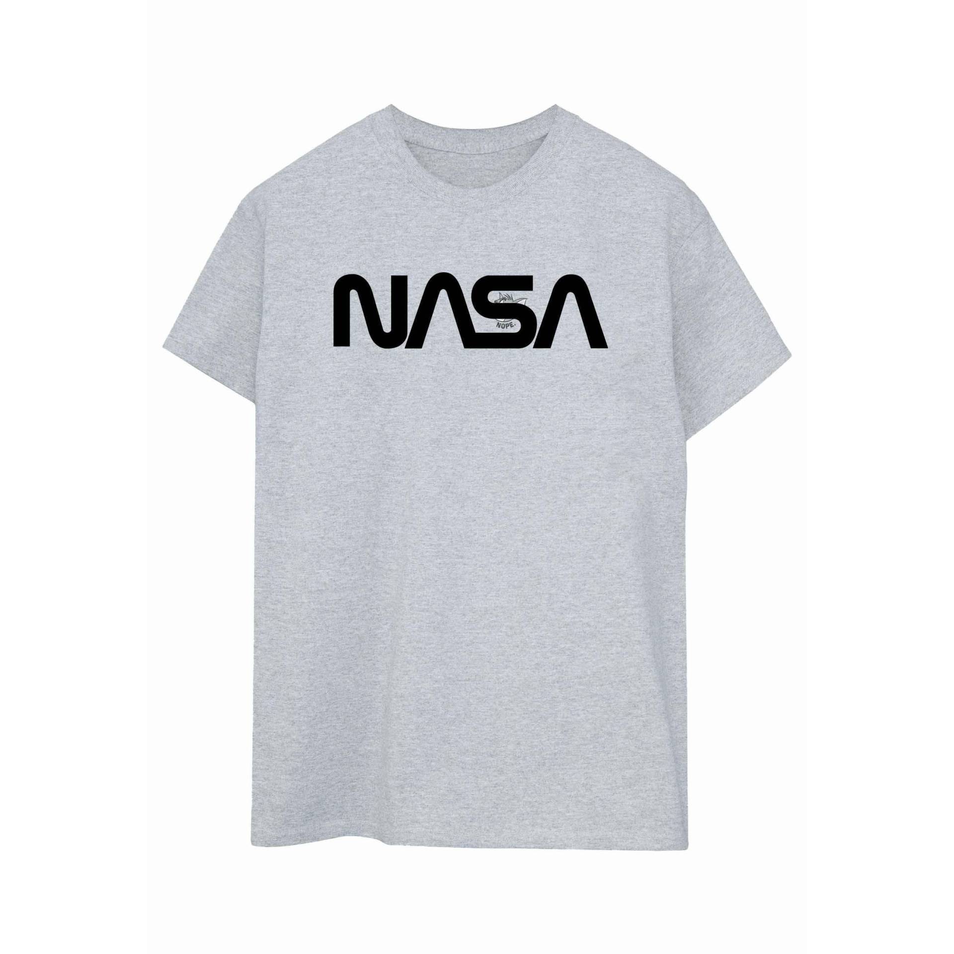 Modern Tshirt Damen Grau L von Nasa