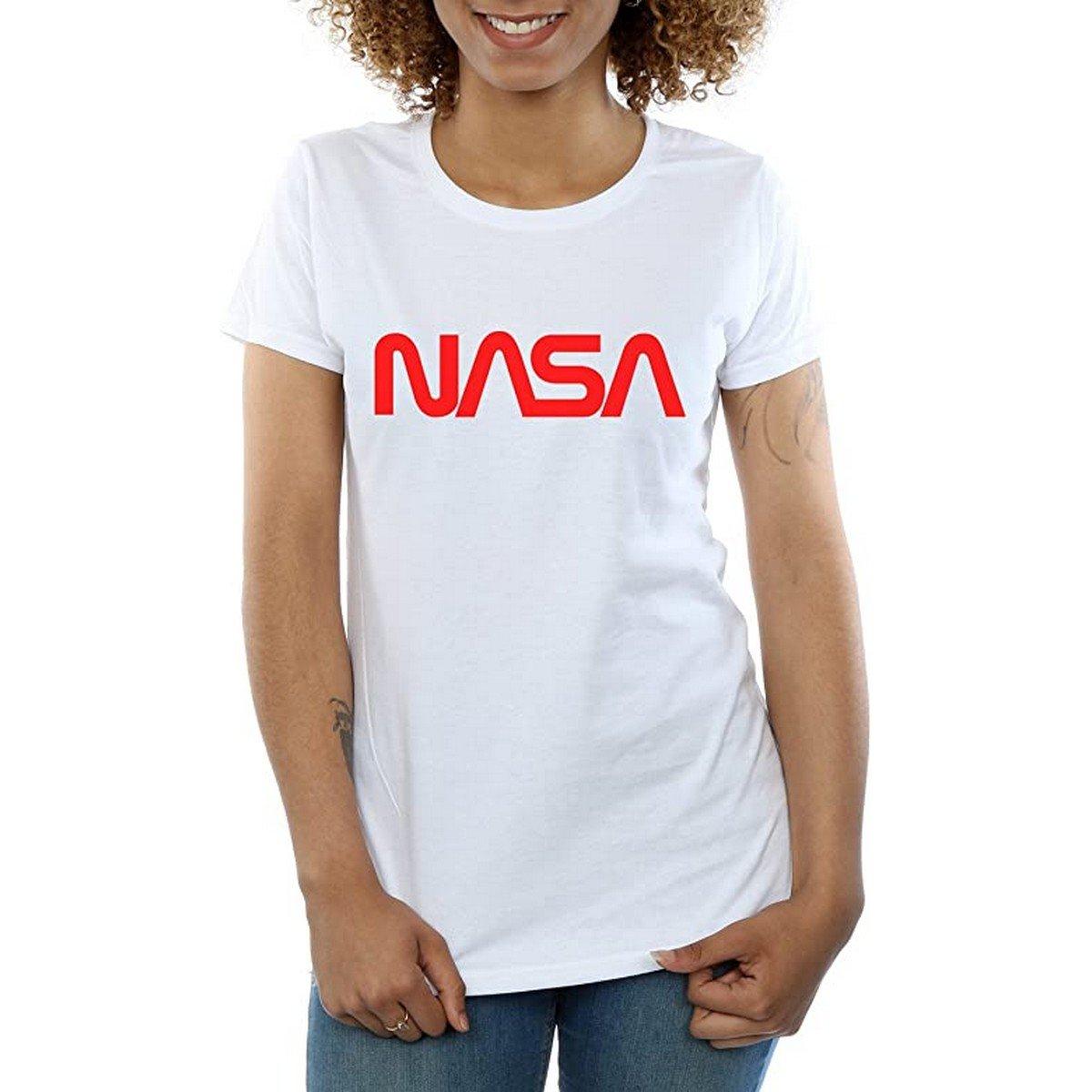 Modern Tshirt Damen Weiss L von Nasa