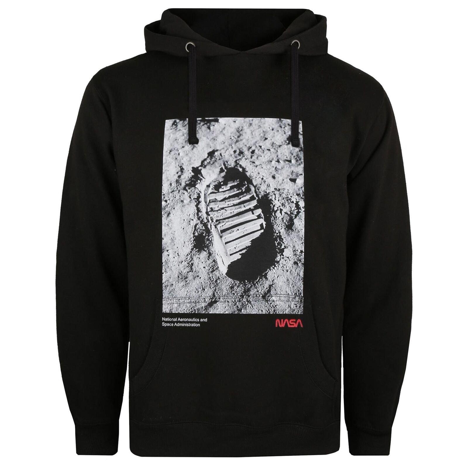 One Step Kapuzenpullover Herren Schwarz M von Nasa