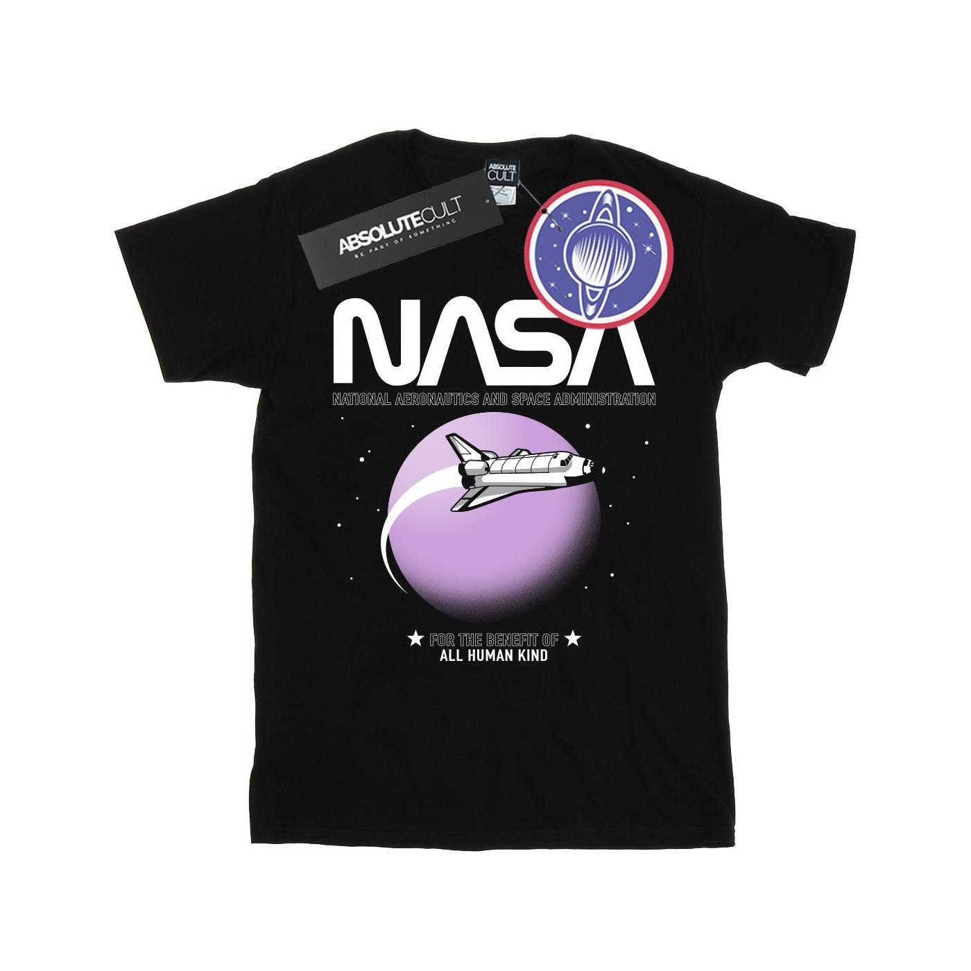 Shuttle Orbit Tshirt Damen Schwarz L von Nasa