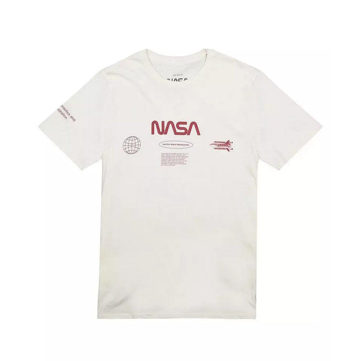 Space Programme Tshirt Herren Beige L von Nasa