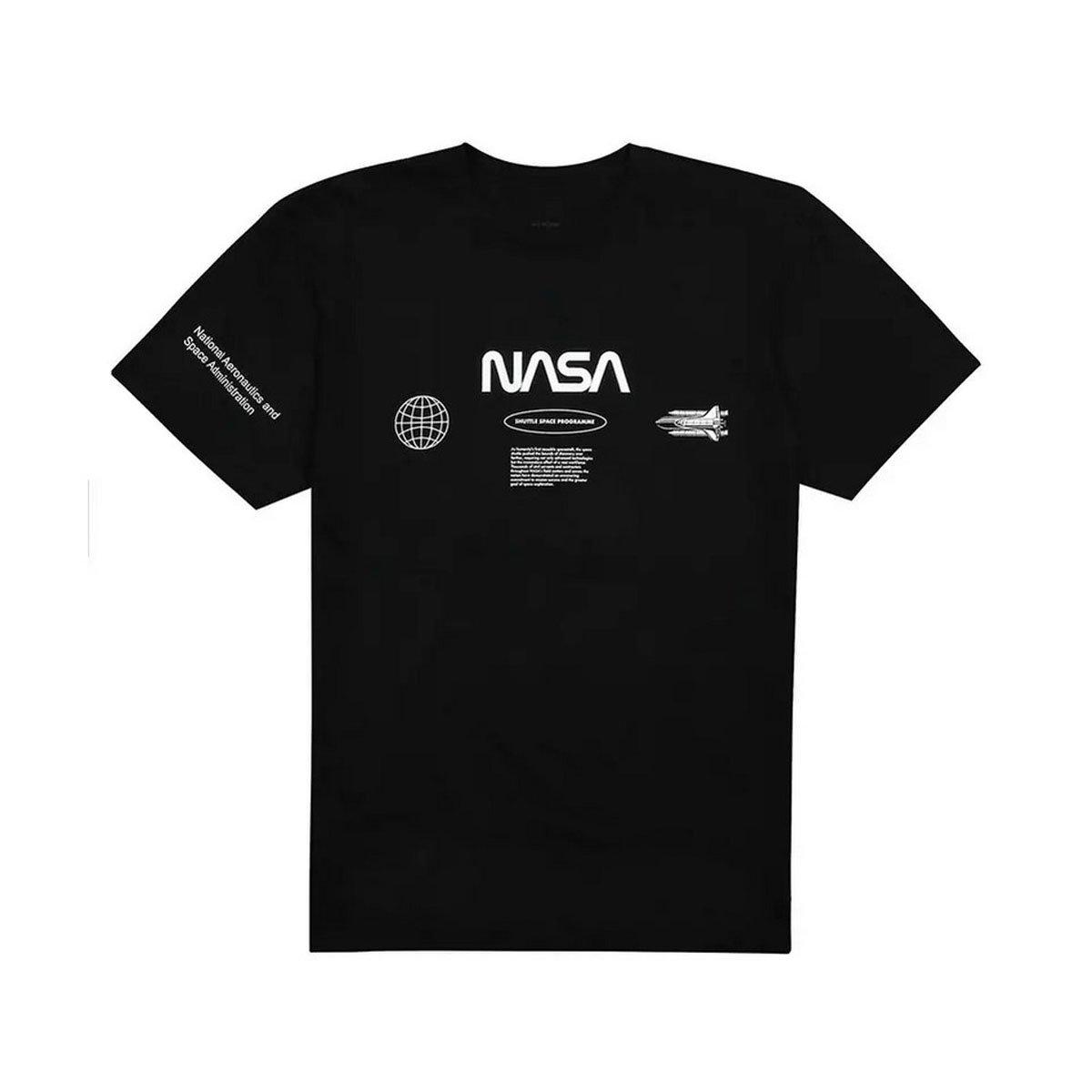 Space Programme Tshirt Herren Schwarz XXL von Nasa