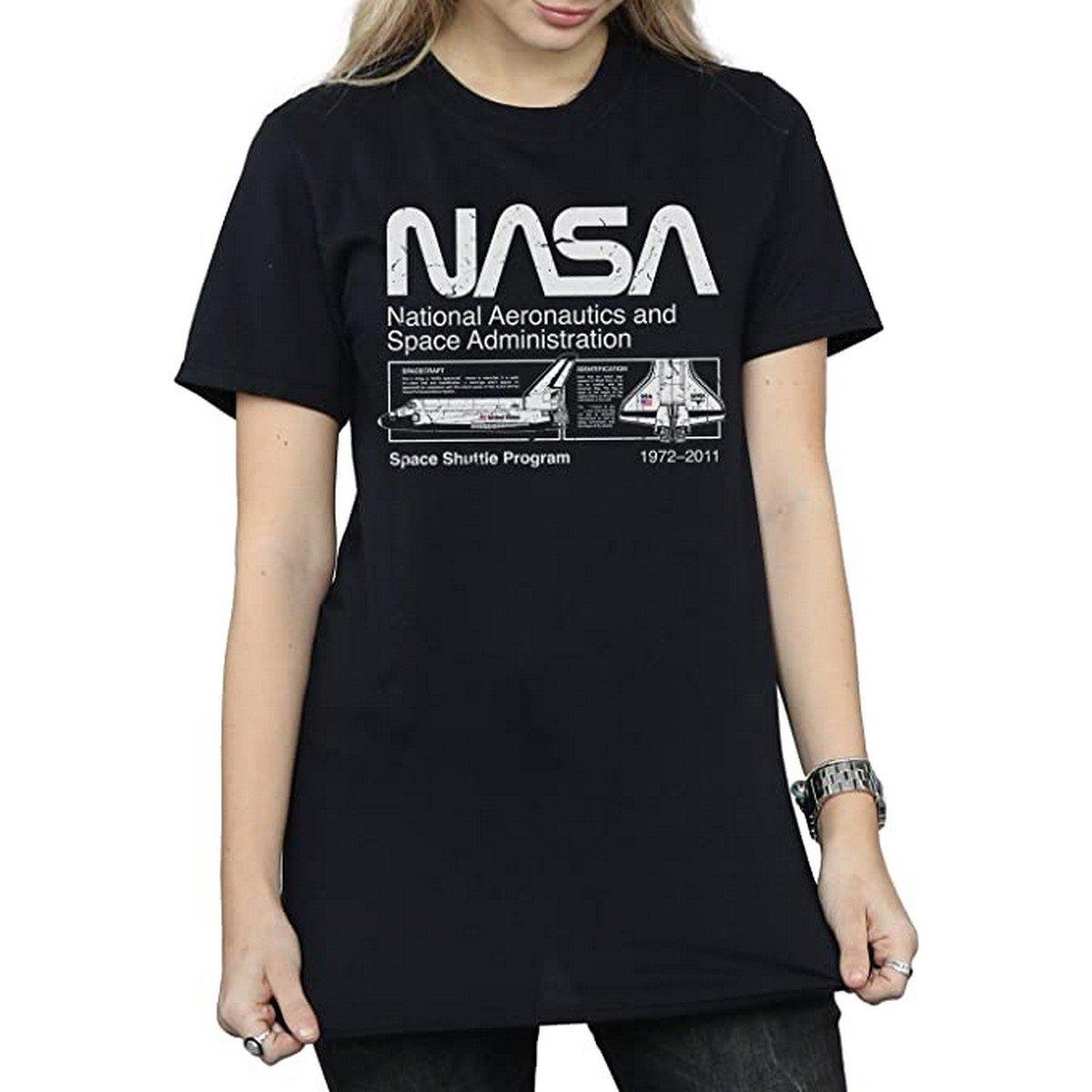 Space Shuttle Tshirt Damen Schwarz 3XL von Nasa