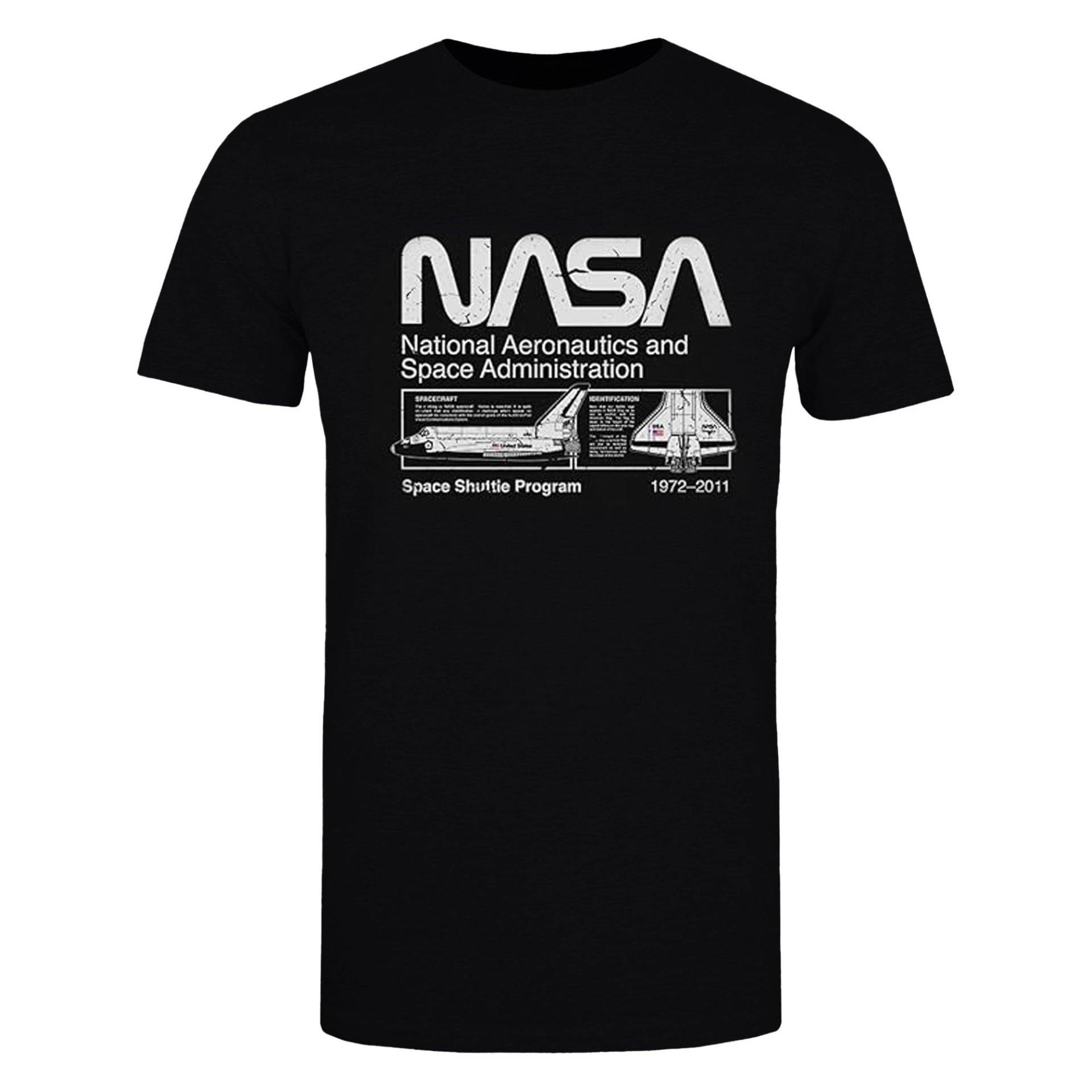 Space Shuttle Tshirt Herren Schwarz 3XL von Nasa