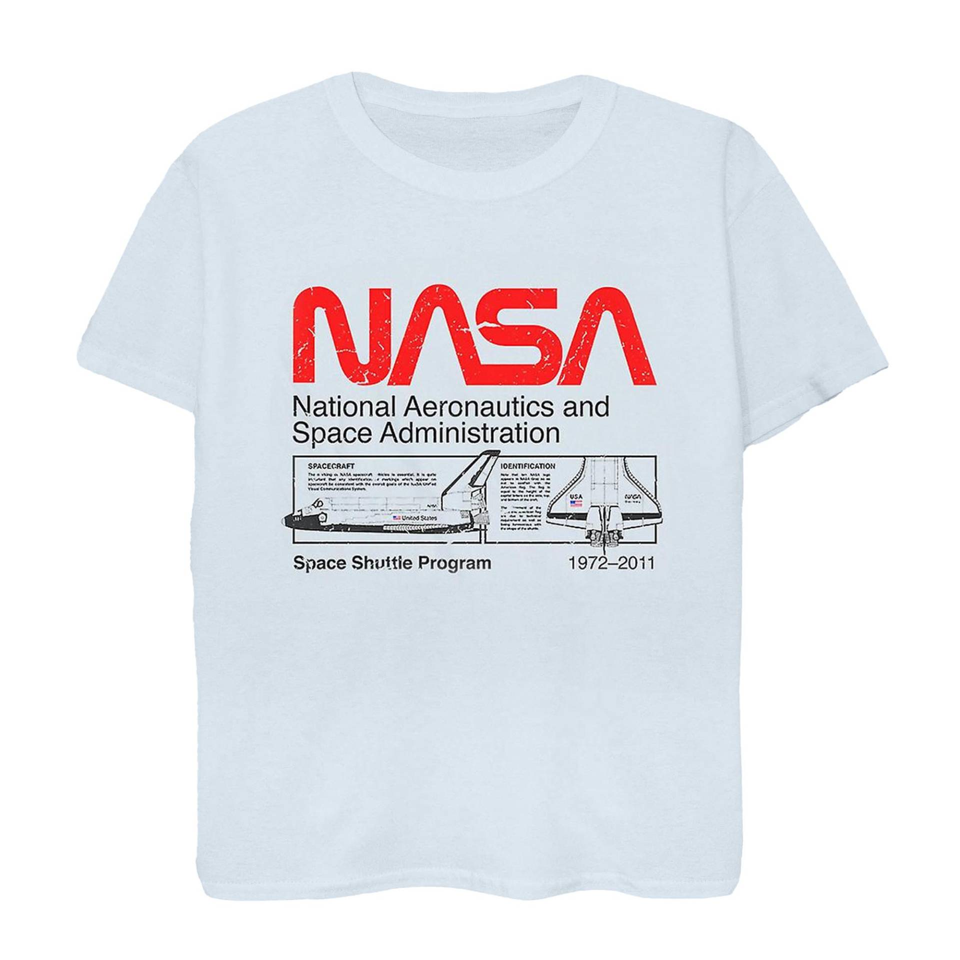 Space Shuttle Tshirt Herren Weiss XL von Nasa