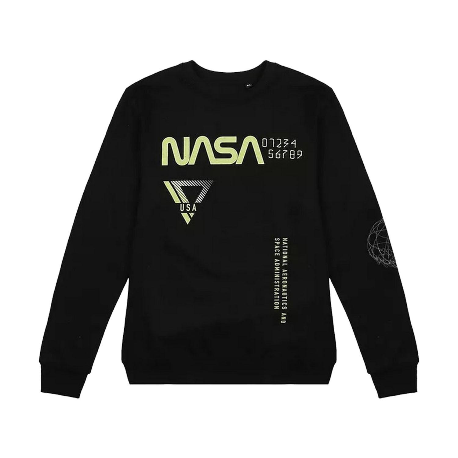 Sweatshirt Damen Schwarz L von Nasa