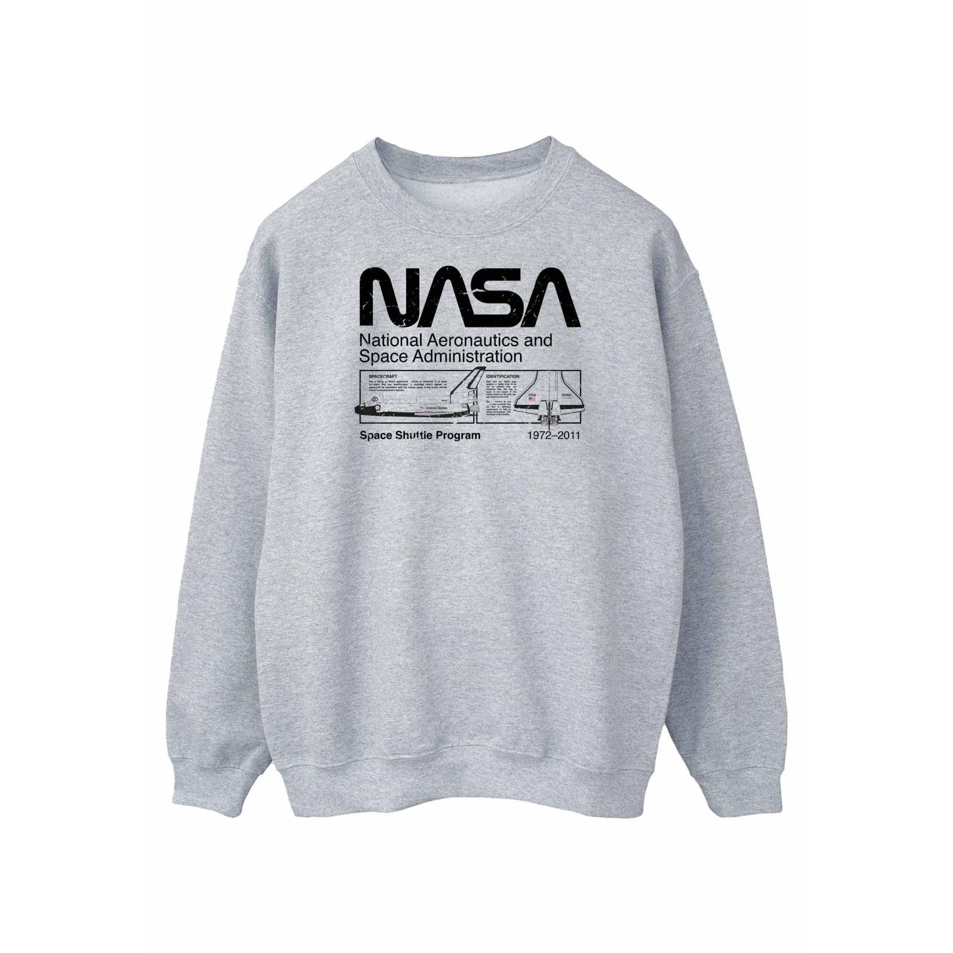 Sweatshirt Herren Grau 3XL von Nasa