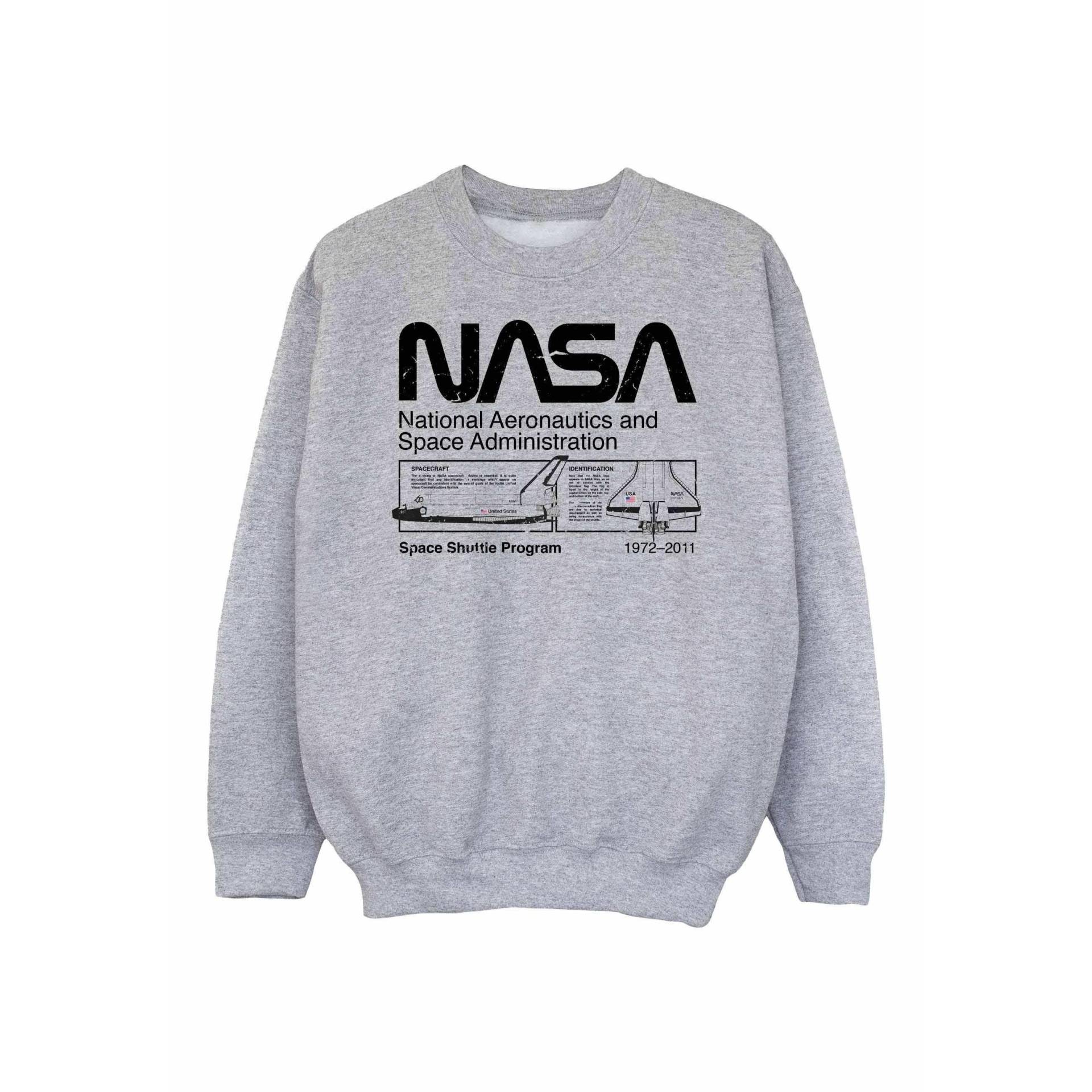 Sweatshirt Jungen Grau 140/146 von Nasa