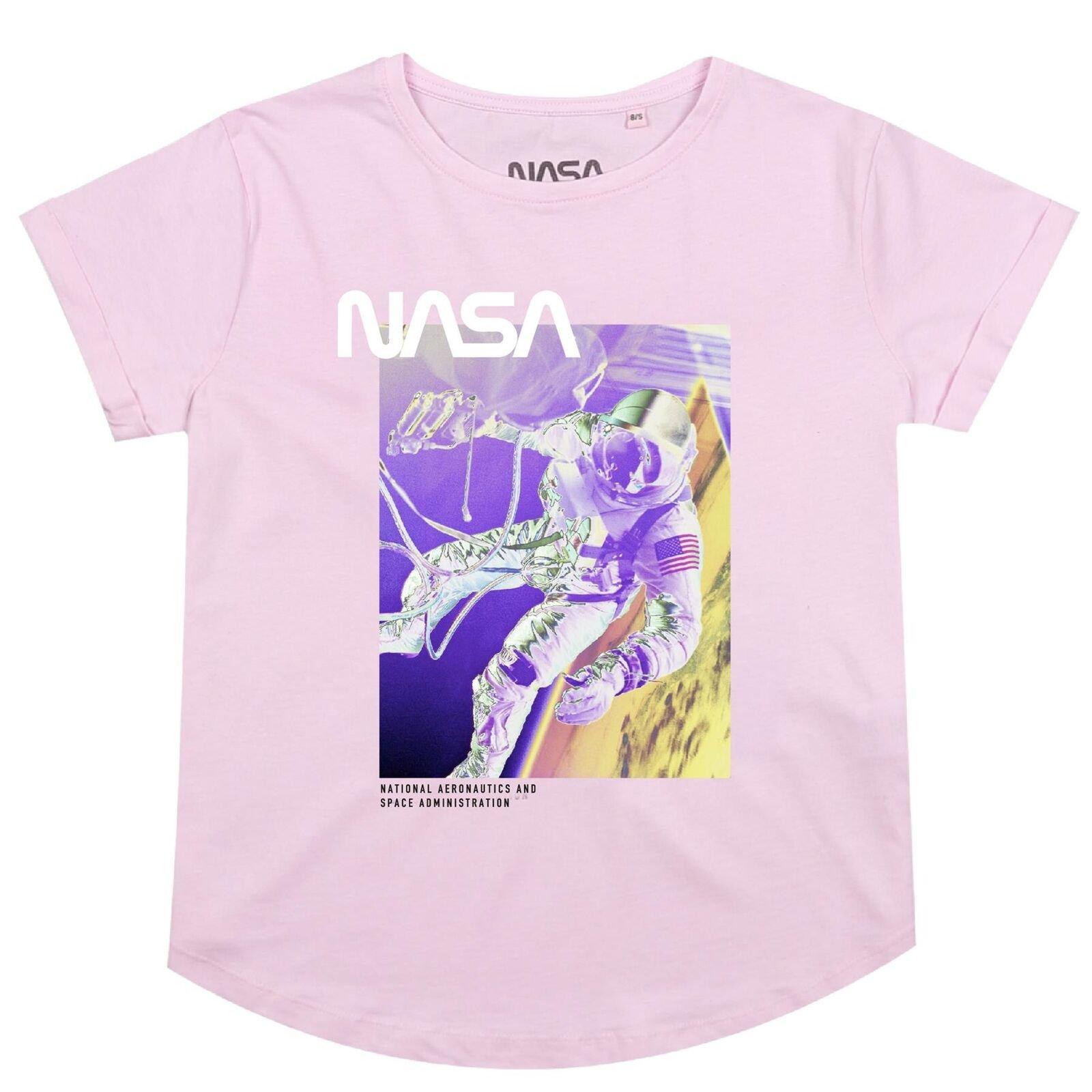 Tshirt Damen Hellrosa L von Nasa