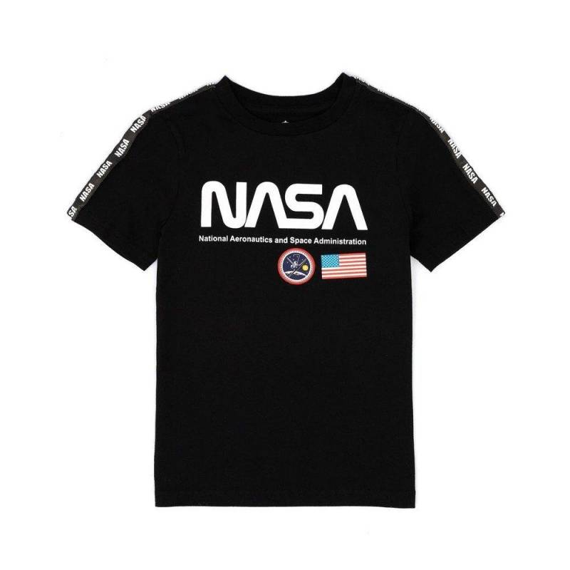 Tshirt Jungen Schwarz 140 von Nasa