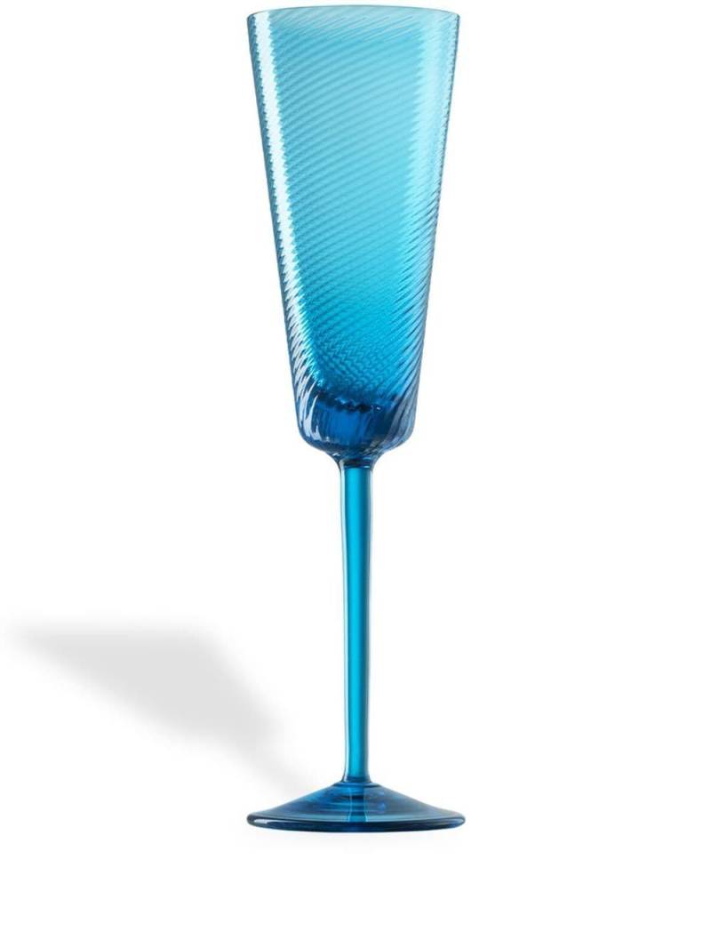 NasonMoretti Gigolo flute glass - Blue von NasonMoretti
