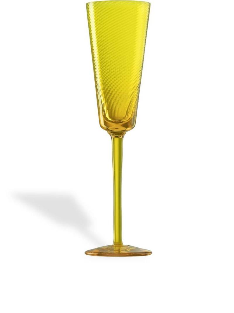 NasonMoretti Gigolo flute glass - Yellow von NasonMoretti