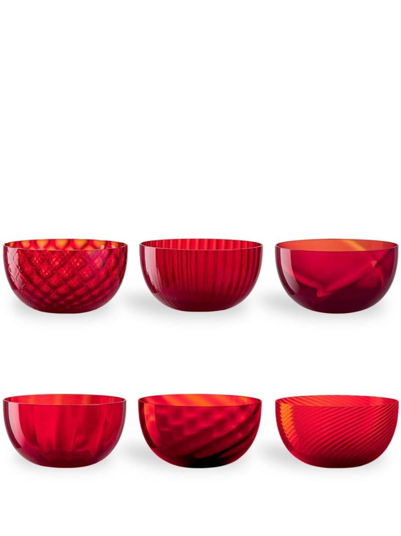 NasonMoretti Idra cups (set of 6) - Red von NasonMoretti