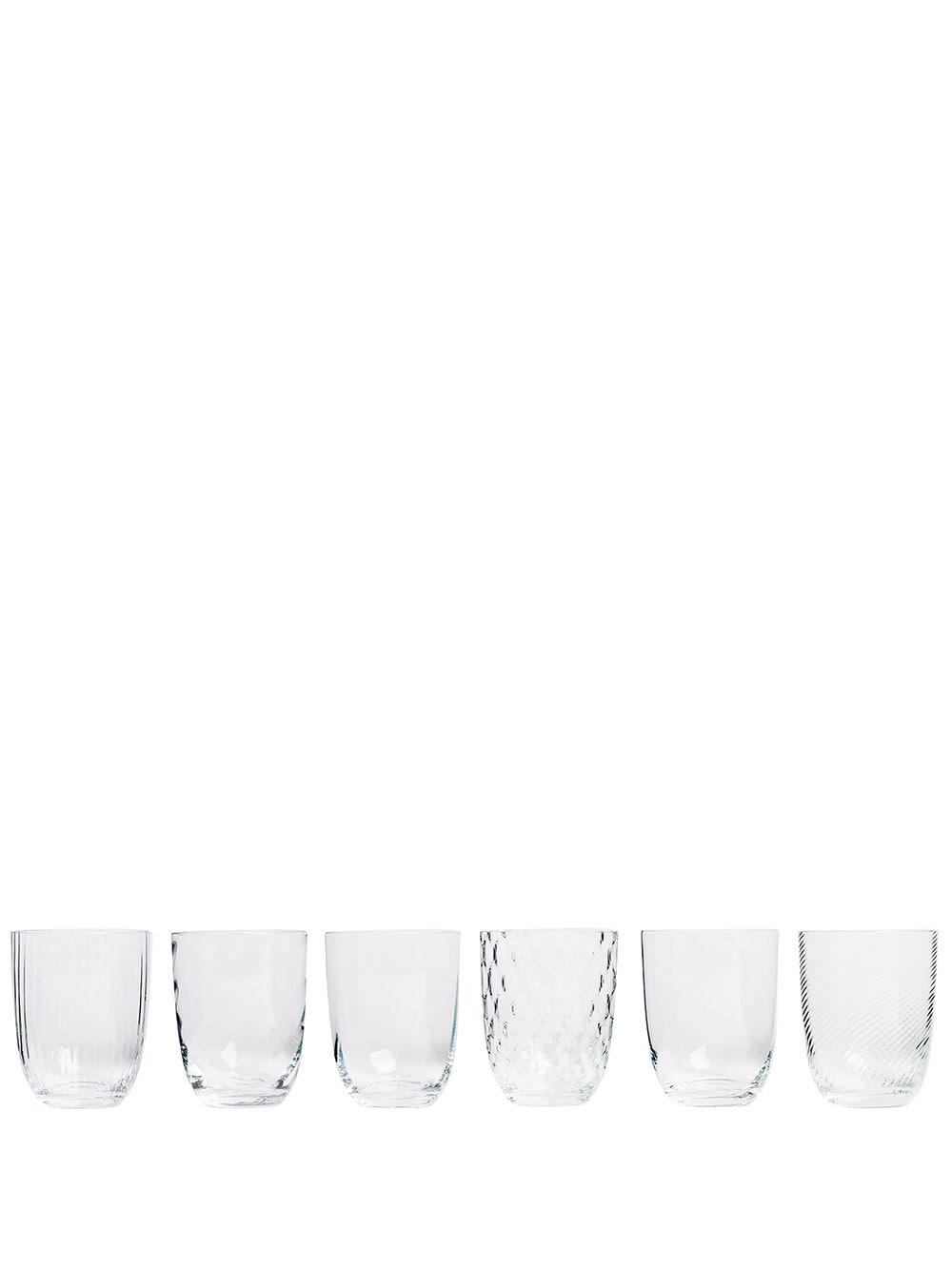 NasonMoretti Idra water glass - set of six - Neutrals von NasonMoretti