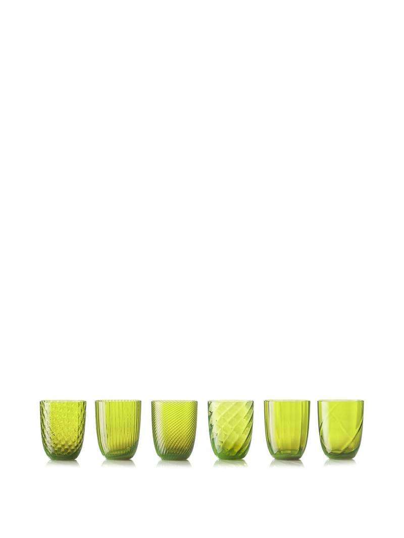 NasonMoretti Idra water glasses (set of 6) - Green von NasonMoretti