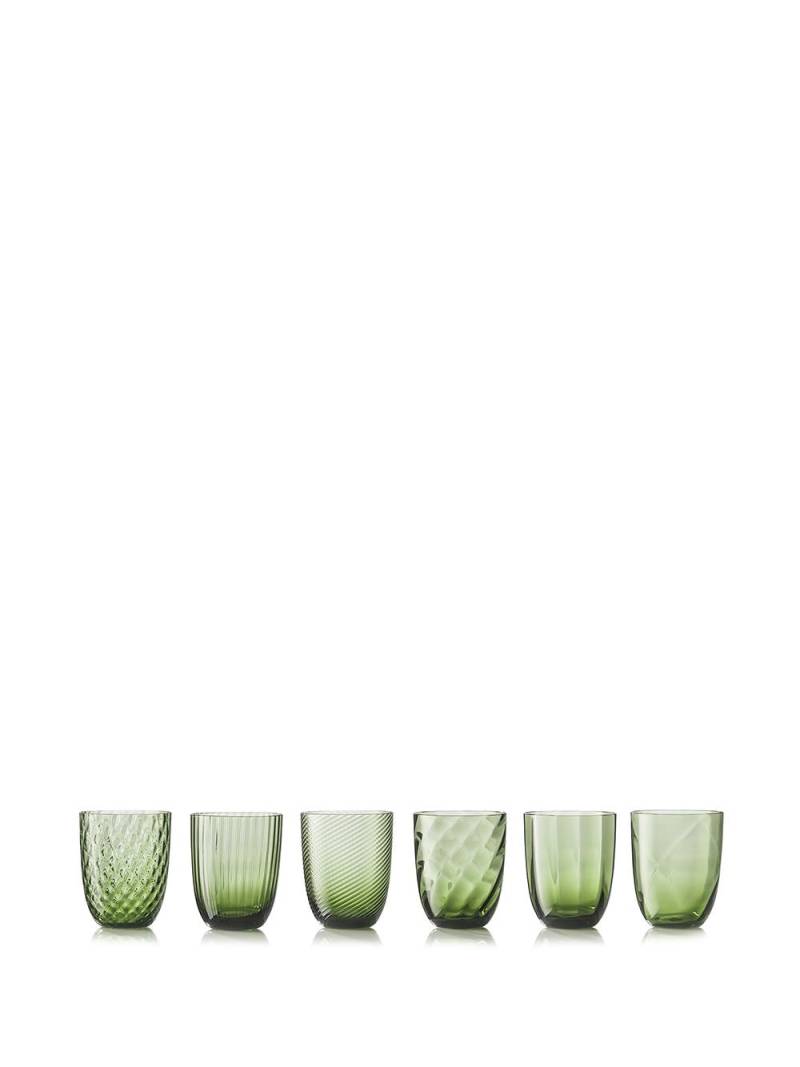 NasonMoretti Idra water glasses (set of 6) - Green von NasonMoretti