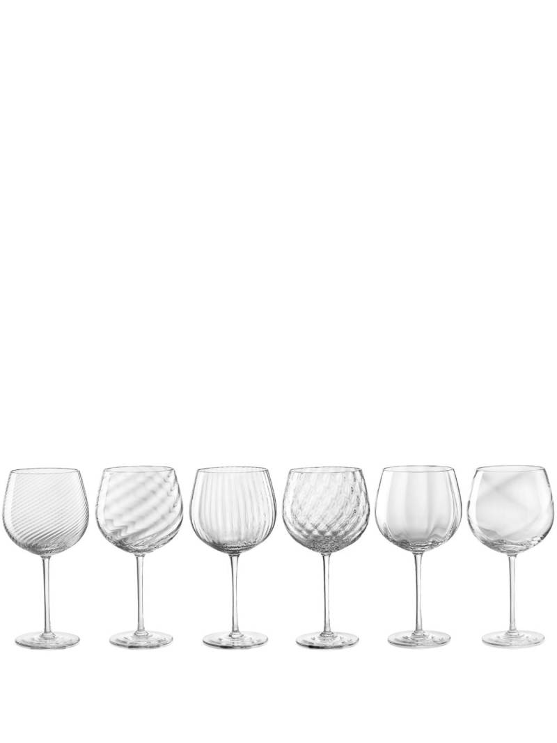 NasonMoretti Tolomeo red wine glasses (set of six) - Neutrals von NasonMoretti