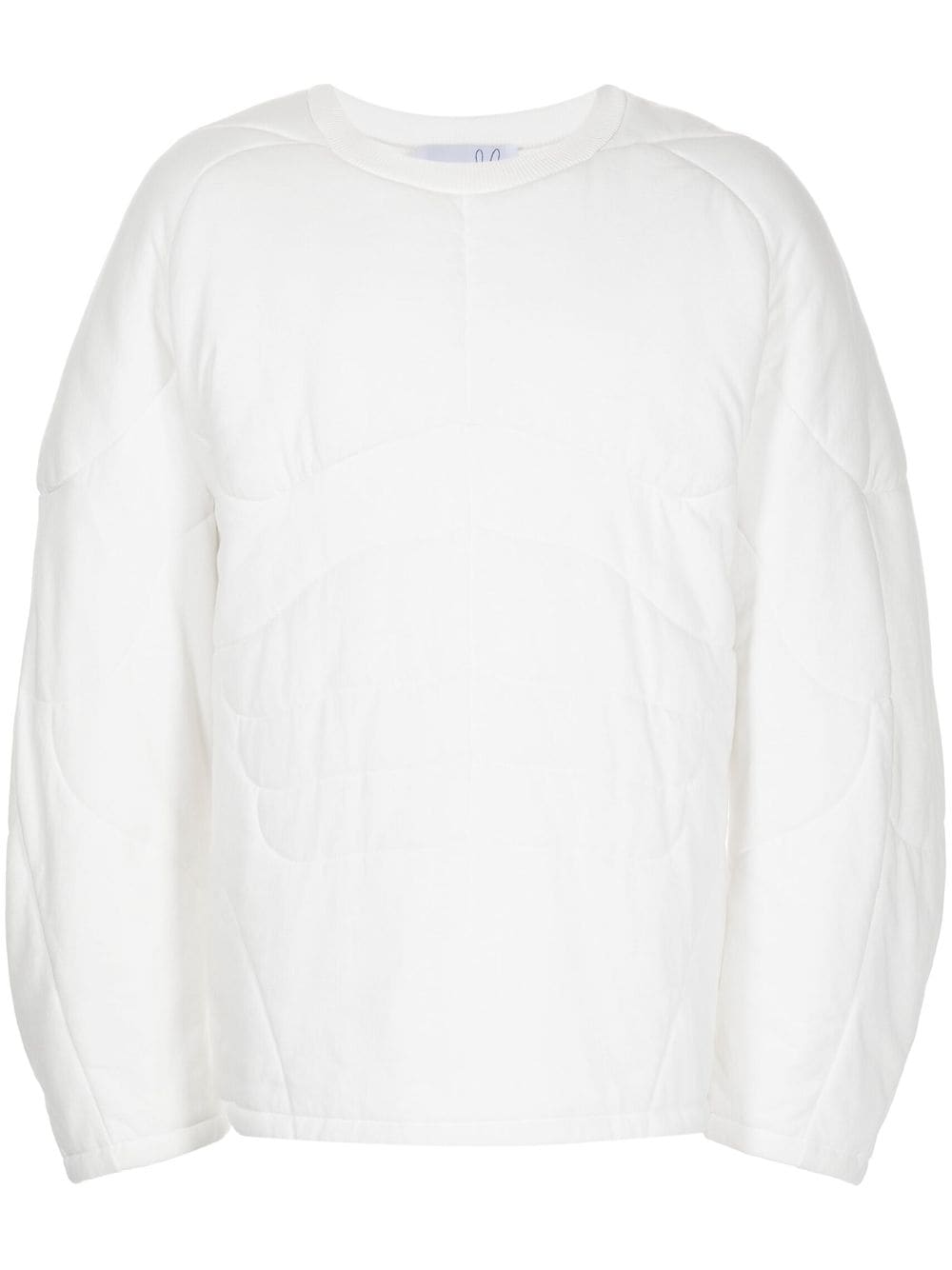 Natasha Zinko Monster padded-design sweatshirt - White von Natasha Zinko