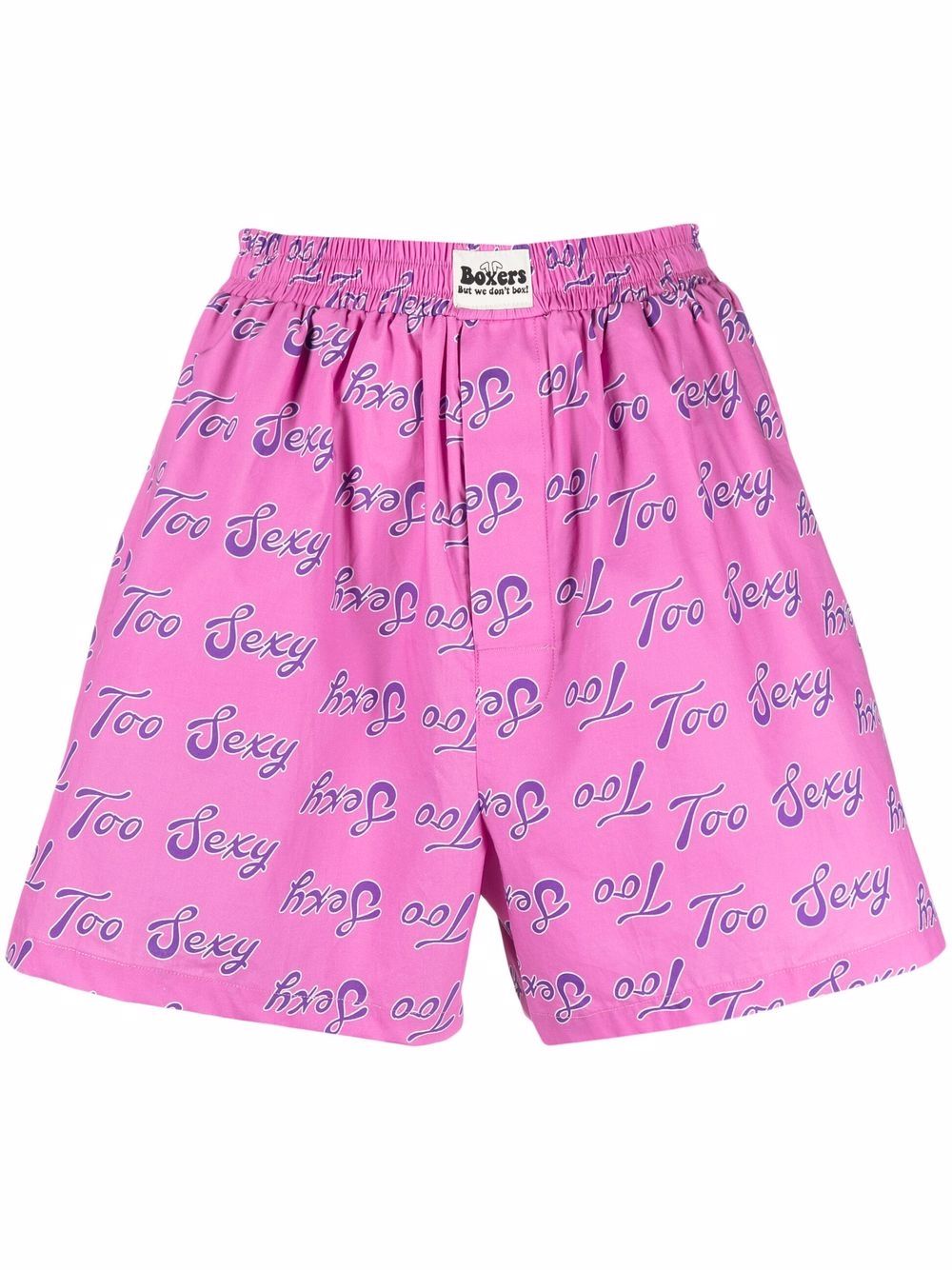 Natasha Zinko 'Sexy' cotton boxer shorts - Pink von Natasha Zinko