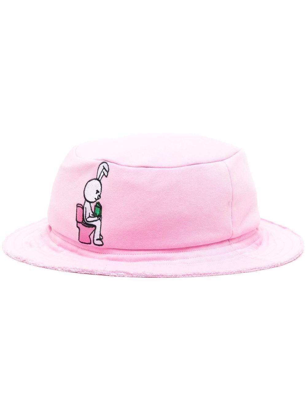 Natasha Zinko bunny-motif bucket hat - Pink von Natasha Zinko