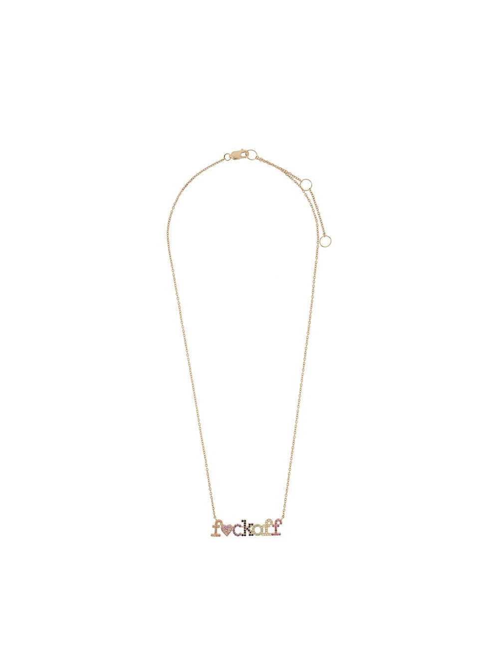 Natasha Zinko diamond-embellished necklace - Gold von Natasha Zinko
