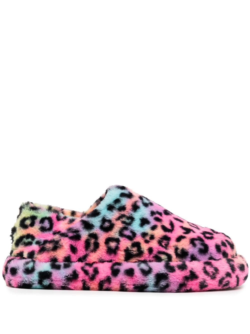 Natasha Zinko leopard-pattern slides - Pink von Natasha Zinko