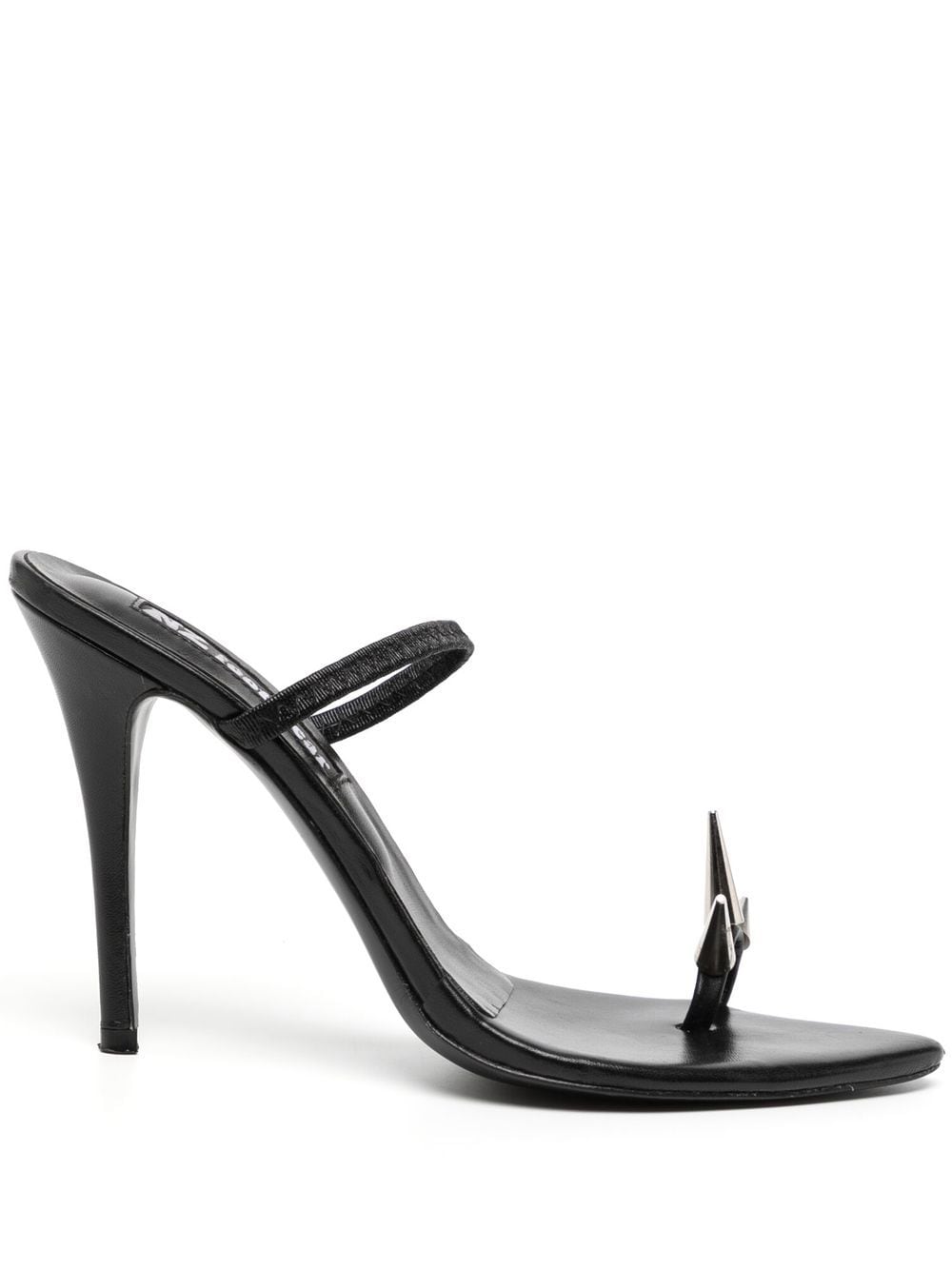 Natasha Zinko spike-toe heeled sandals - Black von Natasha Zinko