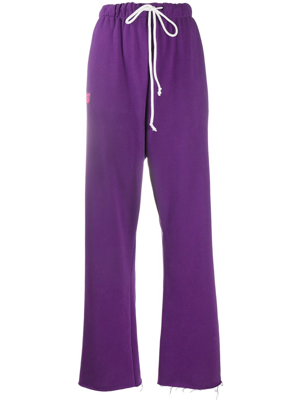 Natasha Zinko wide-leg sweatpants - Purple von Natasha Zinko