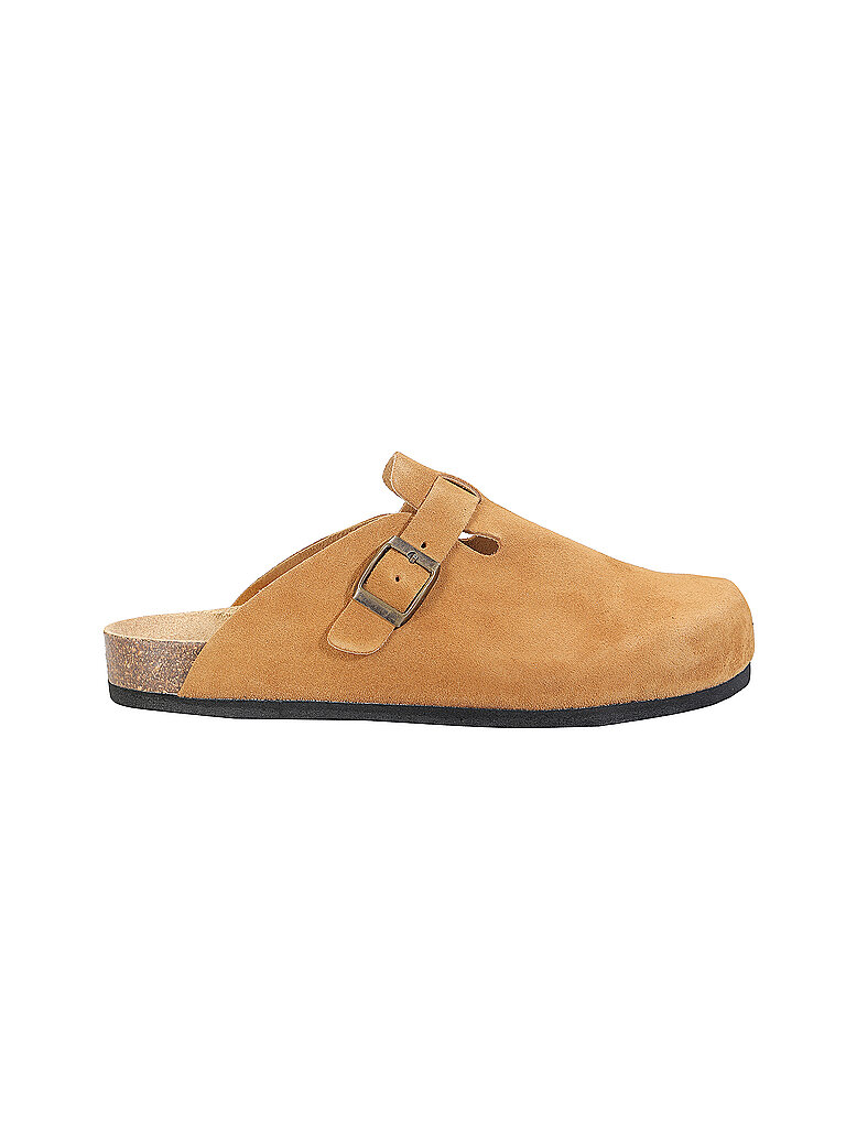 NATURAL WORLD Pantolette HERA camel | 37 von Natural World