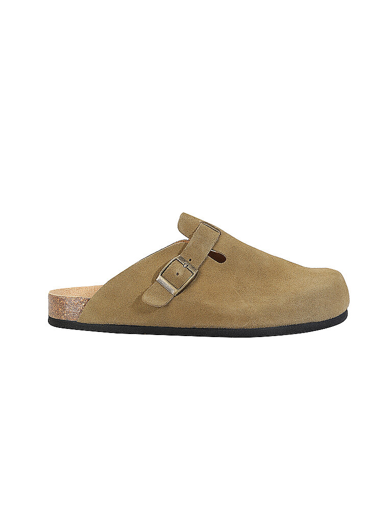 NATURAL WORLD Pantolette HERA olive | 36 von Natural World